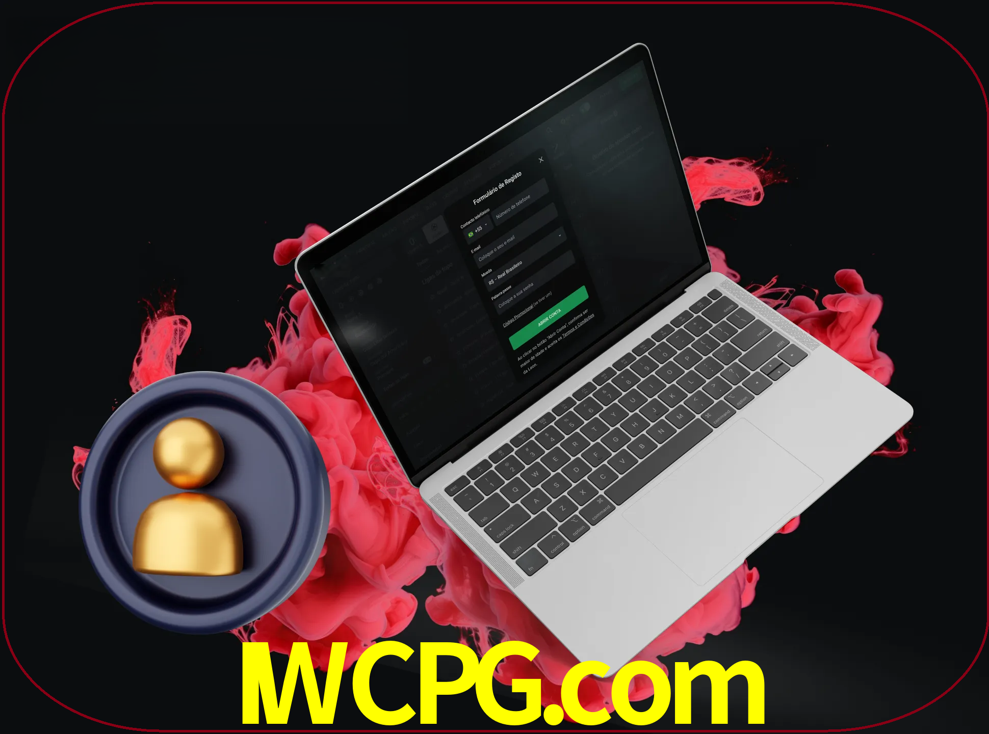 No cabeçalho do site iwcpg, clique no botão que o levará a um formulário especial onde terá de introduzir as suas informações actuais.