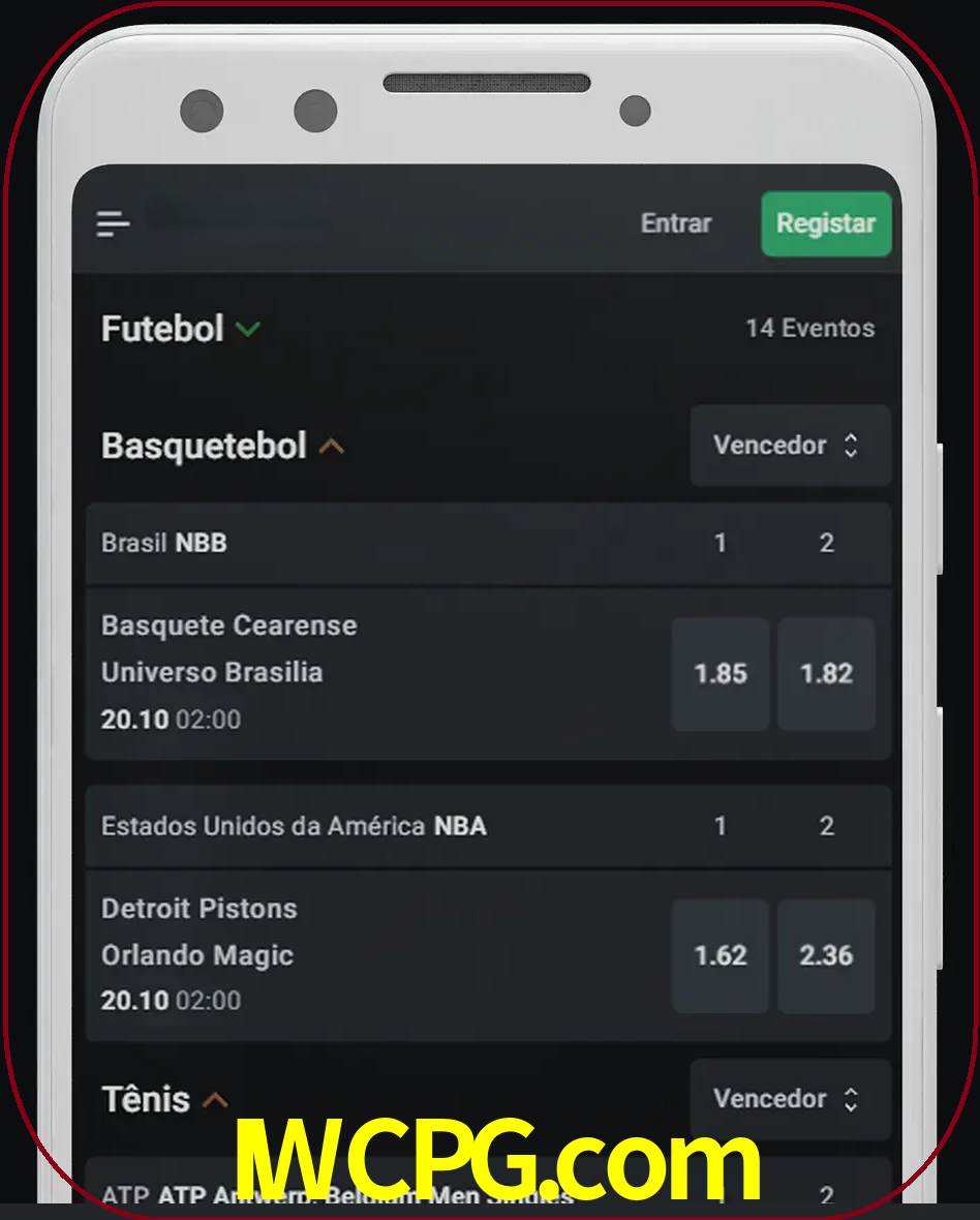 Aposte e assista aos esportes em formato ao vivo.